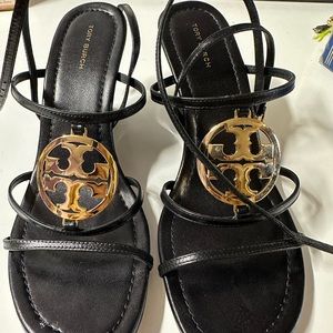 Tory Burch comfy wedge heels originally bought for $360 cleaning out my closet